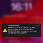 Novo sistema da Defesa Civil envia alerta-teste a mais de 1 milhão de potiguares