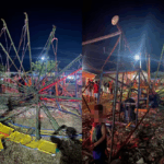 Brinquedo desaba em parque no Piauí e deixa seis crianças feridas durante festa junina