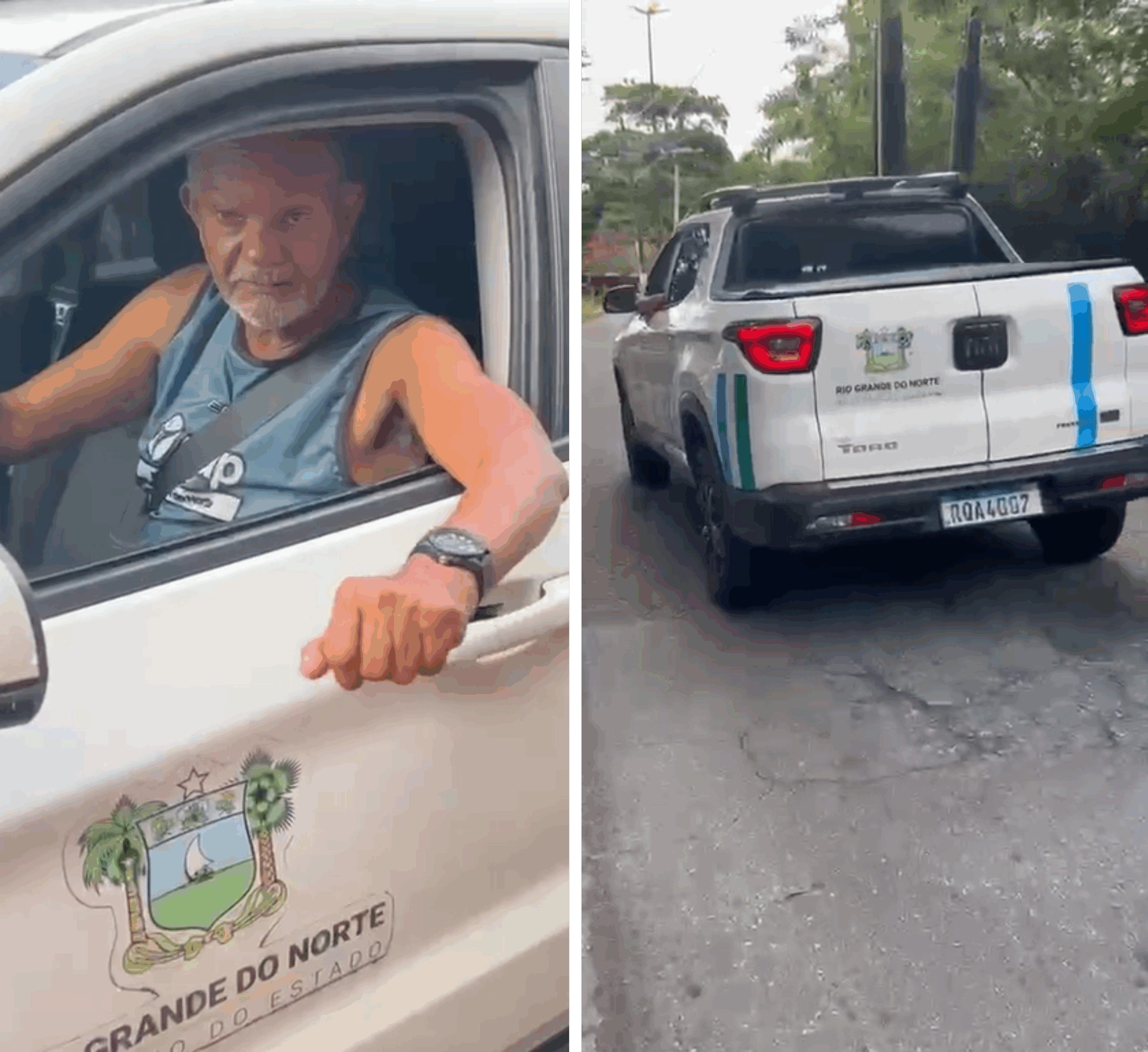 homem bêbado carro govrn