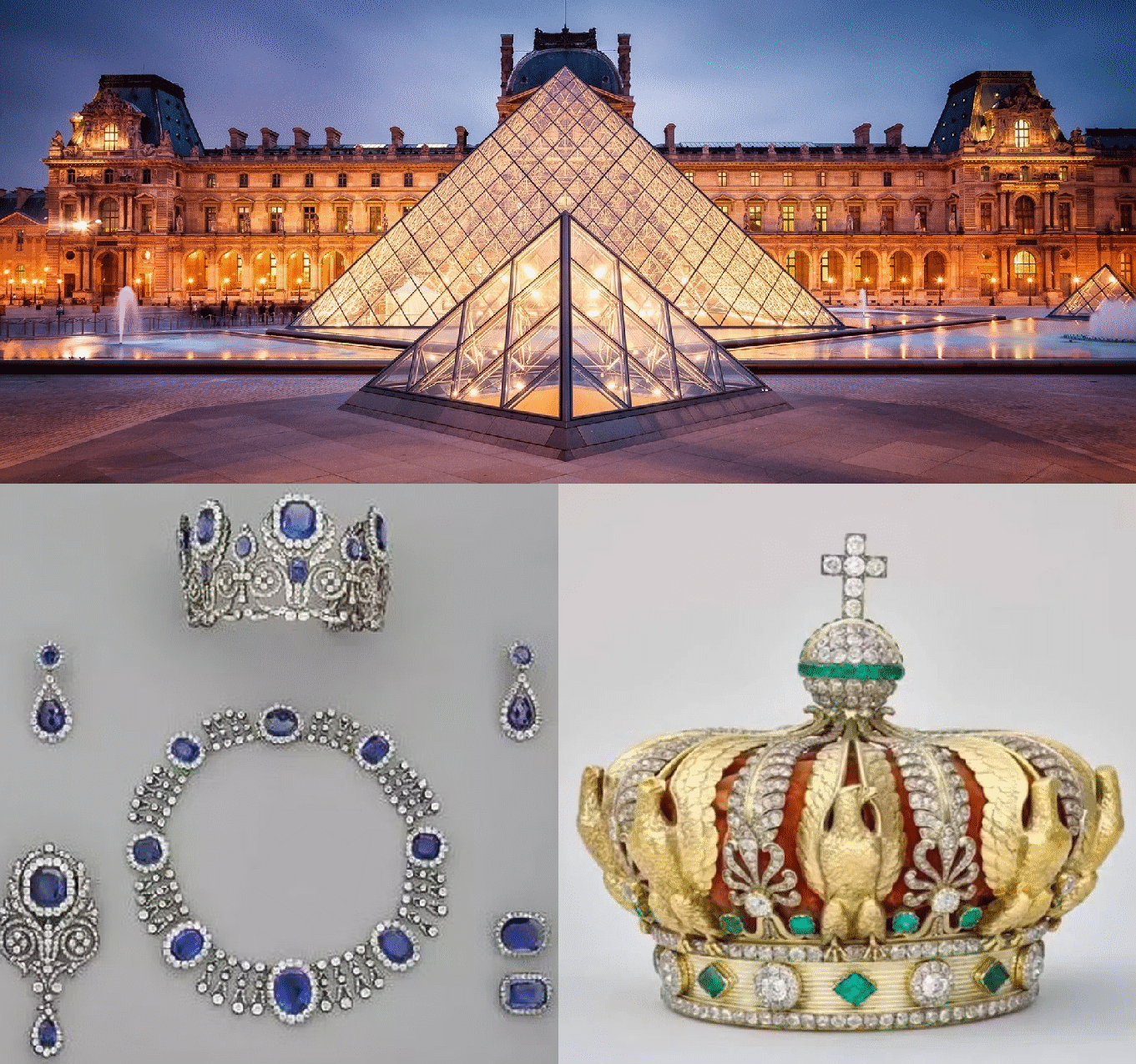 Roubo cinematográfico no Louvre: ladrões levam joias da realeza francesa em plena visitação
