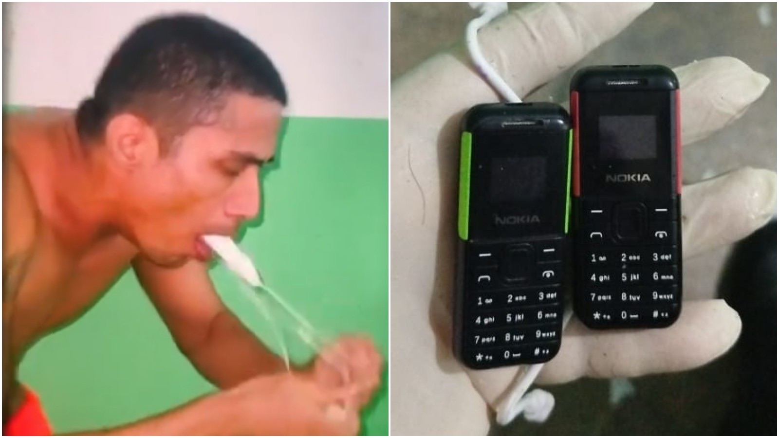 Detento é flagrado com celulares no organismo e ‘vomita’ dois aparelhos em presídio do Ceará