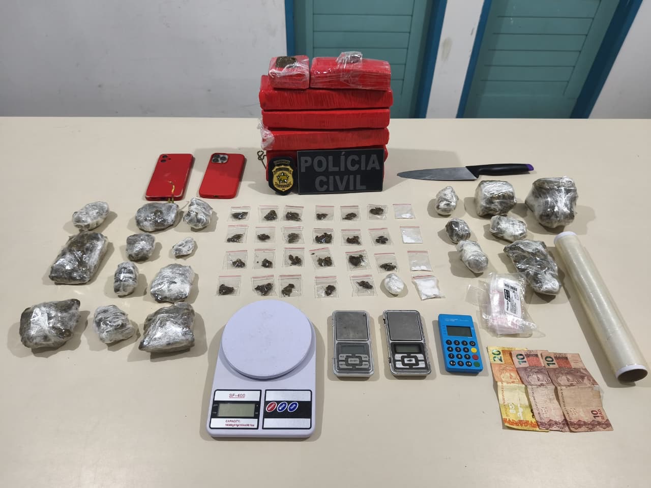 Ação da Polícia Civil em Caicó desarticula quadrilha e apreende drogas avaliadas em R$ 120 mil
