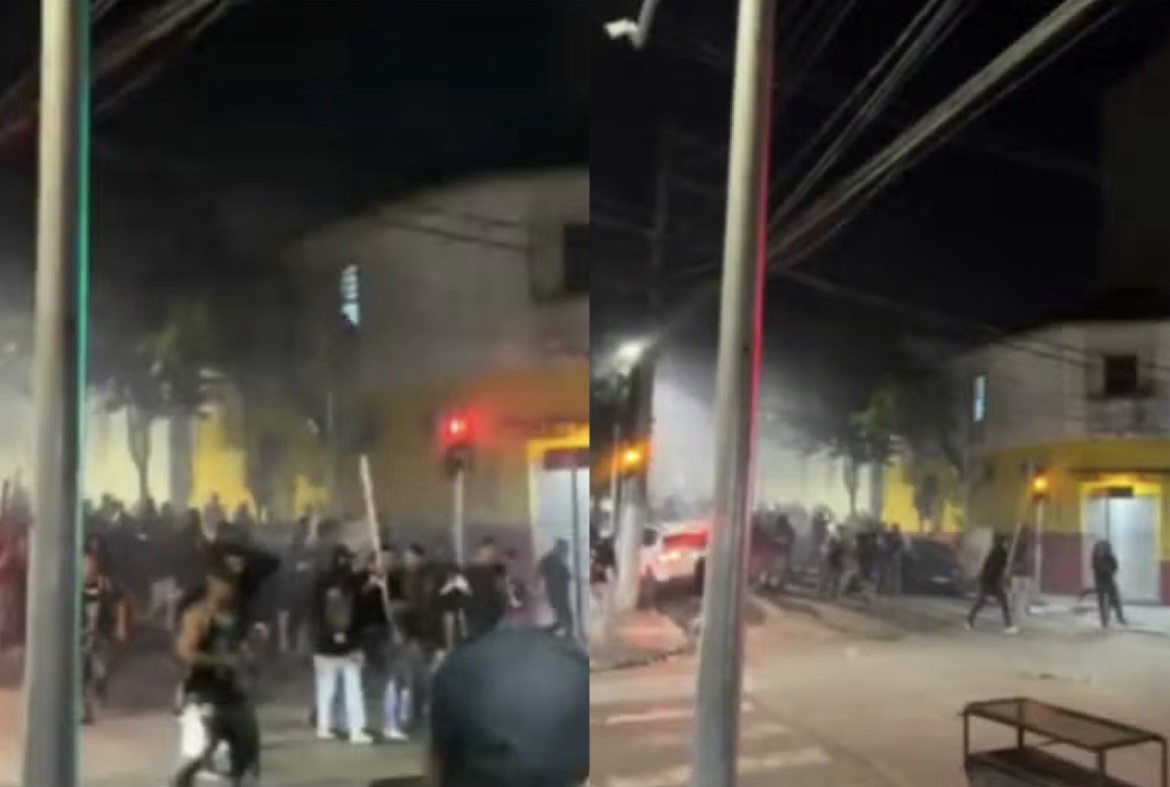 Torcedores de Corinthians e São Paulo protagonizam confronto violento no Bixiga