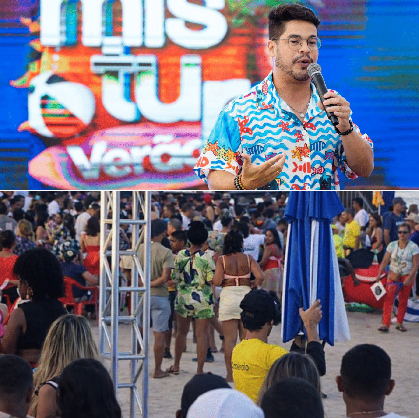 Arquibancada desaba durante gravação de programa de TV e deixa feridos em Nísia Floresta