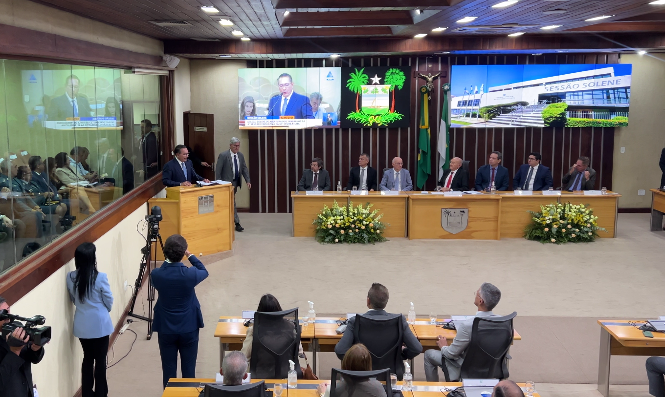 Assembleia retoma trabalhos já de olho em eleição indireta para governador no RN; base articula nome de Cadu Xavier
