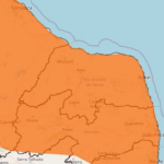 Alerta laranja: chuvas intensas colocam todo o RN em risco até a noite desta terça