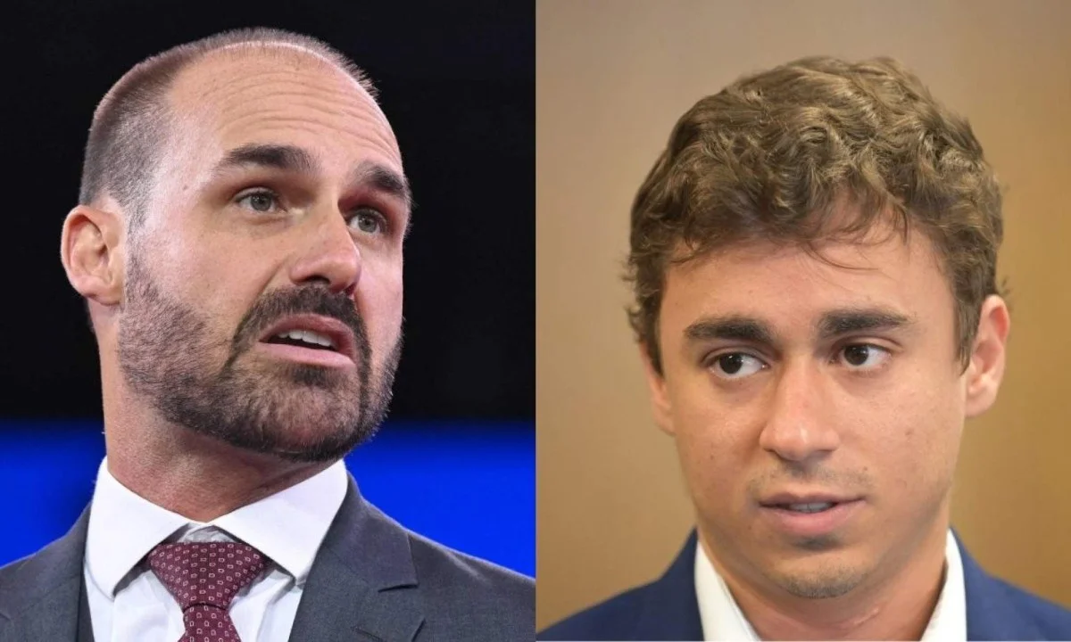Eduardo Bolsonaro e Nikolas Ferreira trocam críticas nas redes e expõem nova tensão no PL