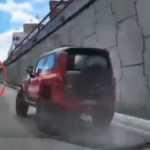 Motorista de Troller se apresenta à polícia e nega fuga após acidente que deixou motociclista em estado grave na av Salgado Filho