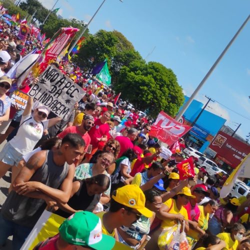 Natal tem protesto contra PEC da Blindagem e tentativa de anistia a golpistas
