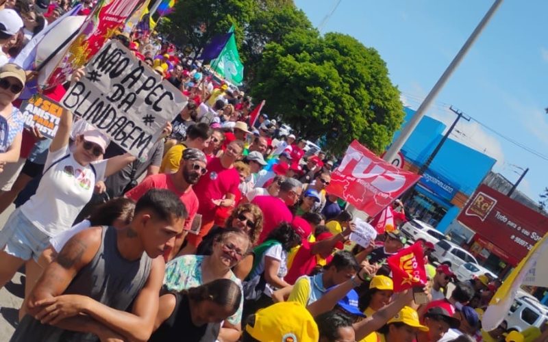 Natal tem protesto contra PEC da Blindagem e tentativa de anistia a golpistas