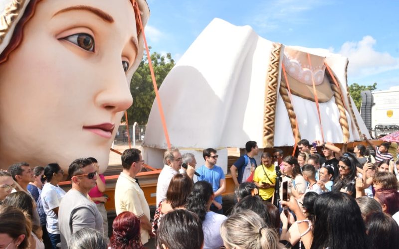 Escultura de Nossa Senhora de Fátima será instalada nos próximos 10 dias e concluída até maio em Natal