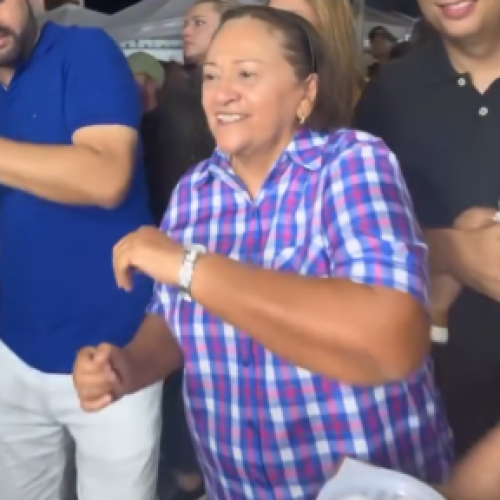 Enquanto o RN Sofre com Crise em Todos os Lados, Governadora Fátima Bezerra Dança em Festa no Seridó