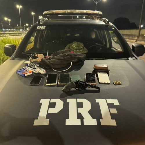 PRF prende quadrilha armada após assalto em Macaíba