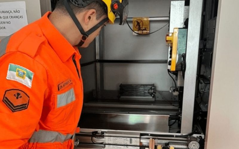 Corpo de Bombeiros registra crescimento nos atendimentos a pessoas presas em elevadores no RN