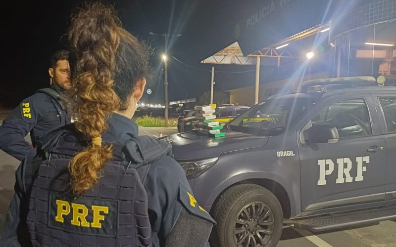 PRF apreende quase 18kg de cocaína escondida em carro na BR-304, em Macaíba