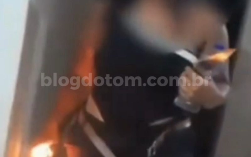 Vídeo: Mulher coloca fogo no marido e é solta em audiência de custódia