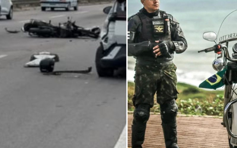 Militar do Exército morre após colisão e atropelamento na BR-101 em Parnamirim