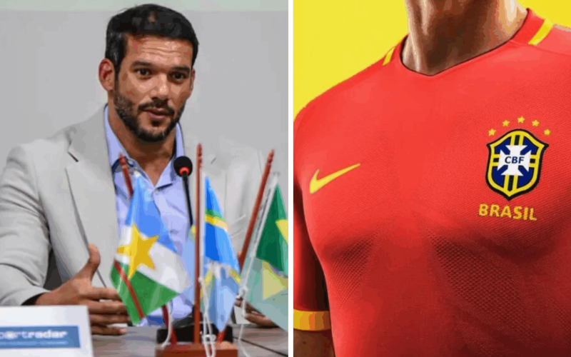 Camisa vermelha da Seleção causa primeiro embate entre Samir Xaud e Nike na CBF