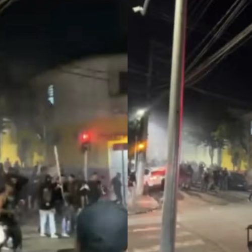 Torcedores de Corinthians e São Paulo protagonizam confronto violento no Bixiga