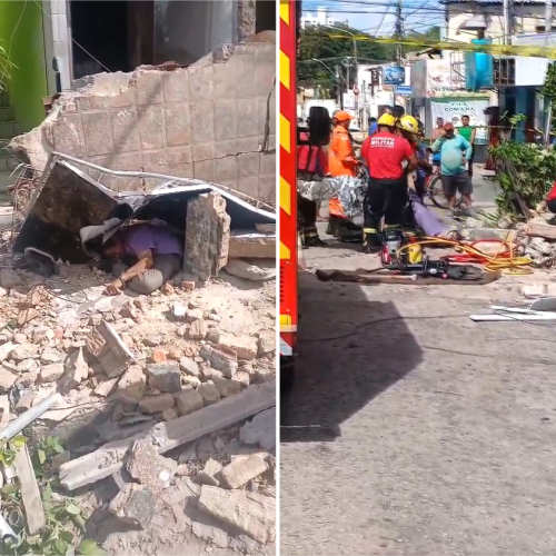 Homem morre após ser atingido por laje que desabou no bairro Tirol, em Natal