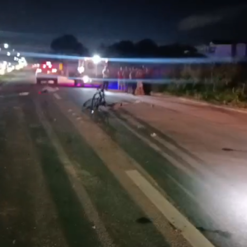 Ciclista morre após ser atropelado na BR-406 em São Gonçalo do Amarante; motorista fugiu sem prestar socorro