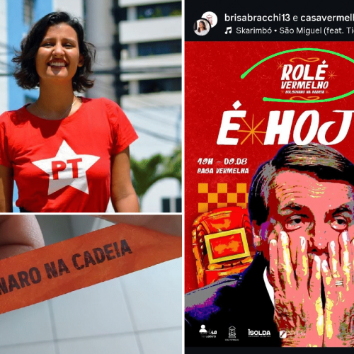 Vereadora Brisa é acusada de usar verba pública em ato político contra Bolsonaro