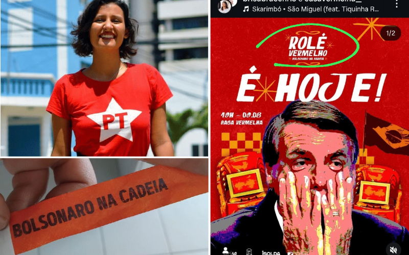 Vereadora Brisa é acusada de usar verba pública em ato político contra Bolsonaro