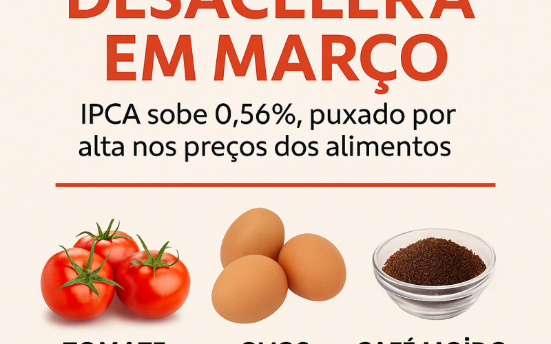 Inflação desacelera em março, mas alimentos pesam no bolso do brasileiro