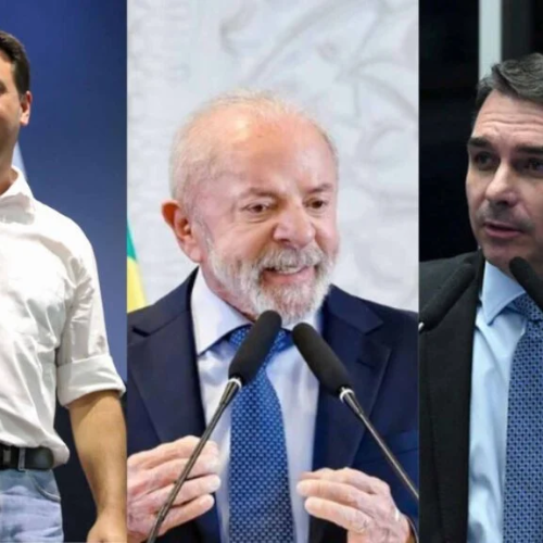 Lula empata com Flávio Bolsonaro e Ratinho Junior em cenários de 2º turno, aponta Real Time Big Data