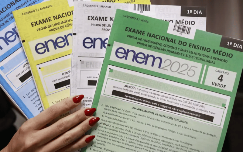 Notas do Enem 2025 já estão disponíveis para consulta na internet