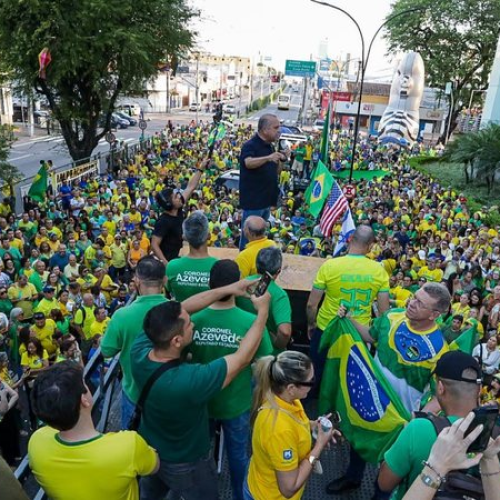 Ato em Natal pelo impeachment de Lula e Alexandre de Moraes leva grande número de pessoas às ruas