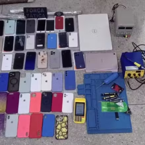 PM recupera 30 celulares roubados durante show na Arena das Dunas
