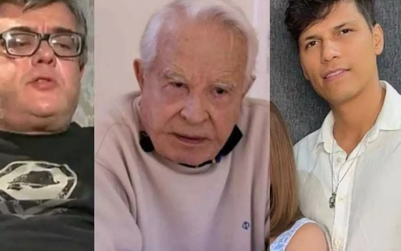 Filhos de Cid Moreira acionam MP contra viúva e denunciam homofobia