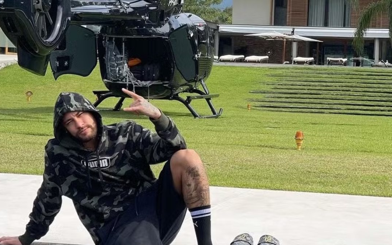 Por que Neymar está proibido de voar com helicóptero?