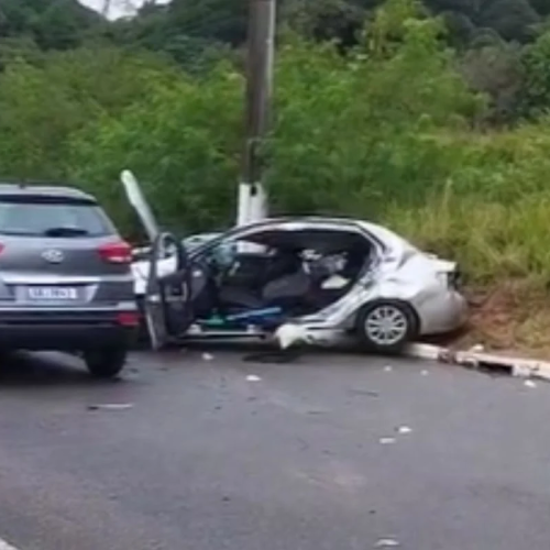 Adolescente morre em grave acidente envolvendo três carros em Parnamirim; pai e irmão ficaram feridos