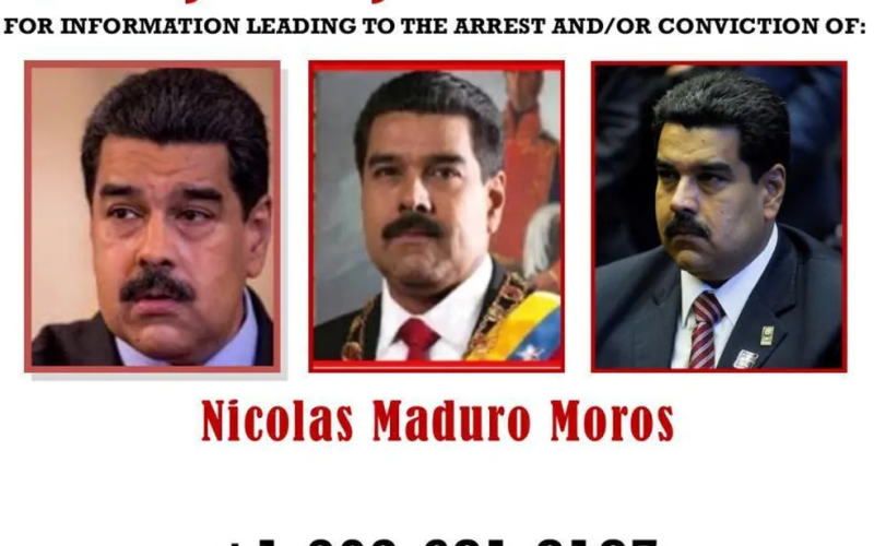 EUA oferecem recompensa de US$ 25 milhões por informações que levem à prisão de Nicolás Maduro