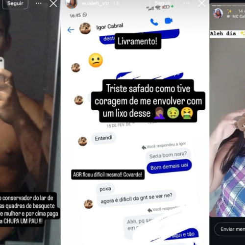 Caso Igor Cabral: mulher trans expõe conversas e se diz aliviada por rompimento com agressor