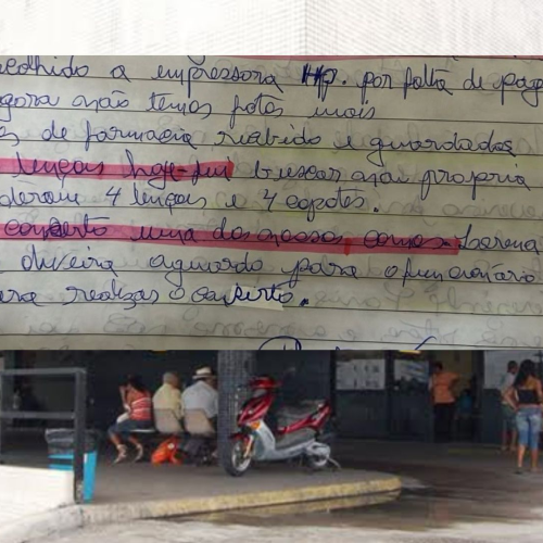 Maior hospital do RN tem relatório escrito à mão por falta de impressora; governo nega atraso de pagamento