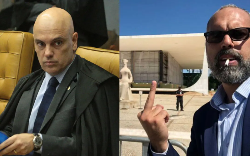 Alexandre de Moraes aplica nova multa de R$ 15 mil a Allan dos Santos por publicações em redes sociais