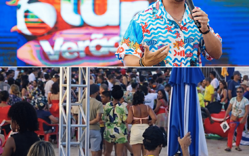 Arquibancada desaba durante gravação de programa de TV e deixa feridos em Nísia Floresta