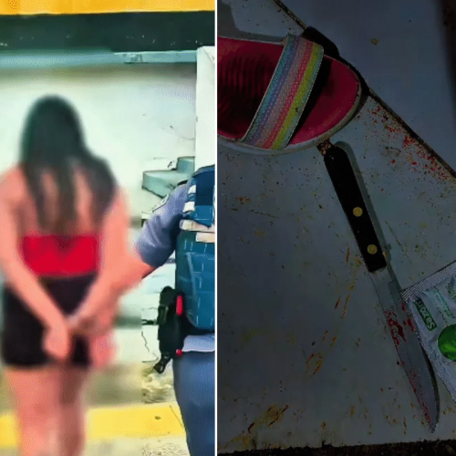 Mulher é presa após confessar ter matado o companheiro com facada
