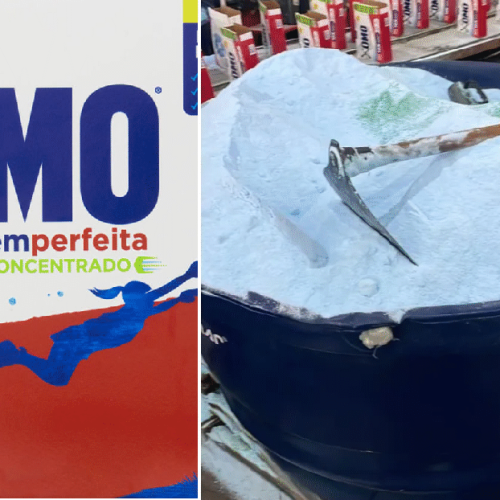 Polícia prende 19 suspeitos por falsificação de sabão em pó em fábrica clandestina
