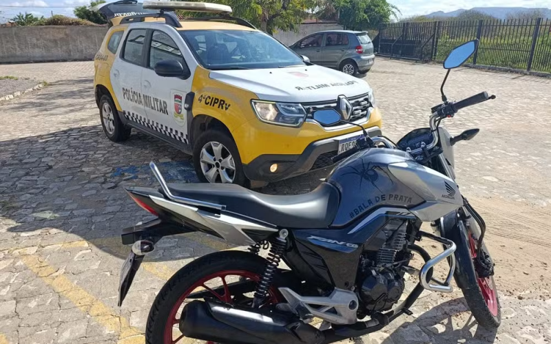 Moto com quase R$ 620 mil em multas é apreendida no RN; 1.794 por excesso de velocidade