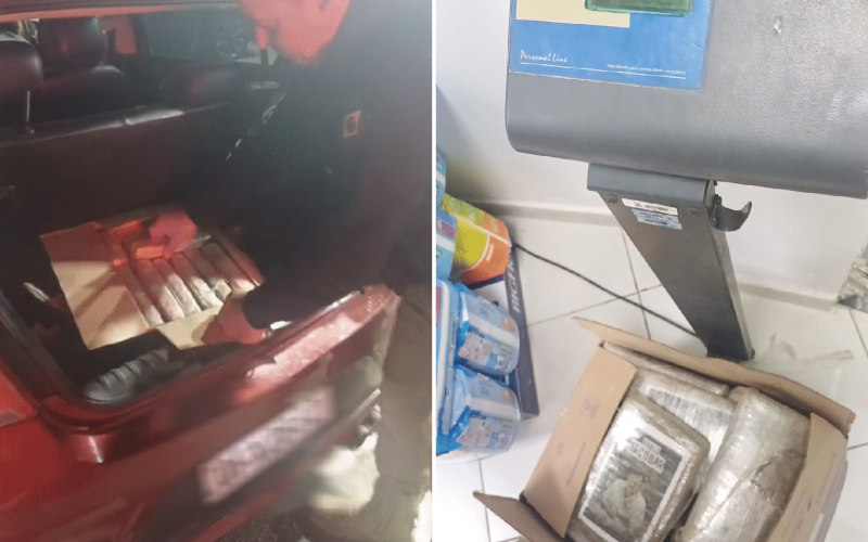 Operação Território Seguro apreende 22 kg de haxixe na BR-406, em São Gonçalo do Amarante