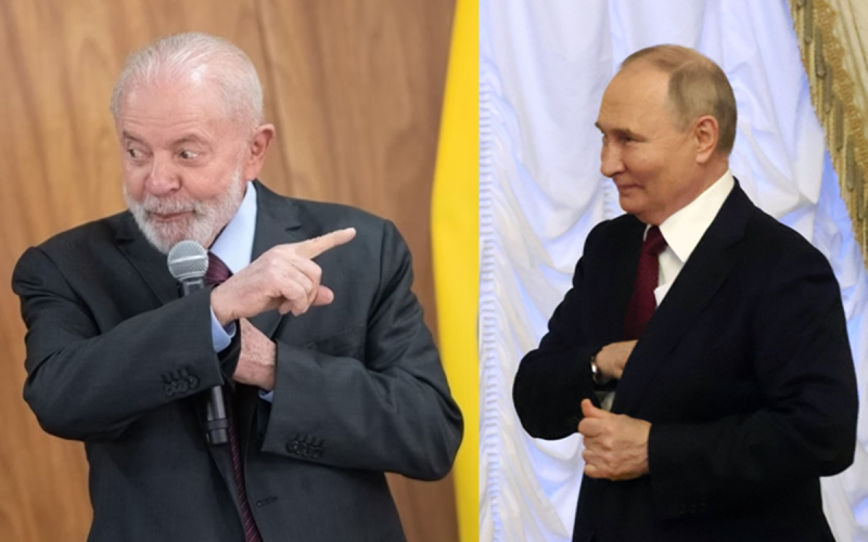 Lula participa de jantar com Vladimir Putin na Rússia nesta quinta-feira