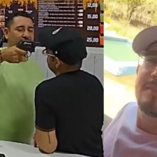 Preso suspeito de executar homem com tiro na cabeça em loja de Cajazeiras; acusado estava escondido atrás de armário na casa de parentes