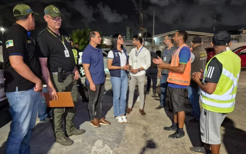 Operação barra cobrança de flanelinhas na Árvore de Mirassol e flagra cones oficiais em uso irregular