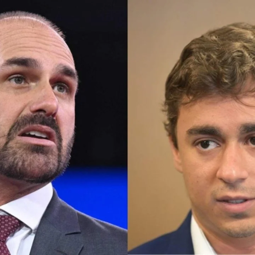 Eduardo Bolsonaro e Nikolas Ferreira trocam críticas nas redes e expõem nova tensão no PL