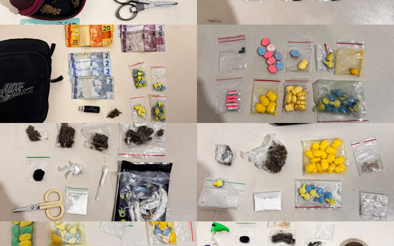 PM encerra festa clandestina na Redinha Nova e apreende drogas; oito são presos em flagrante