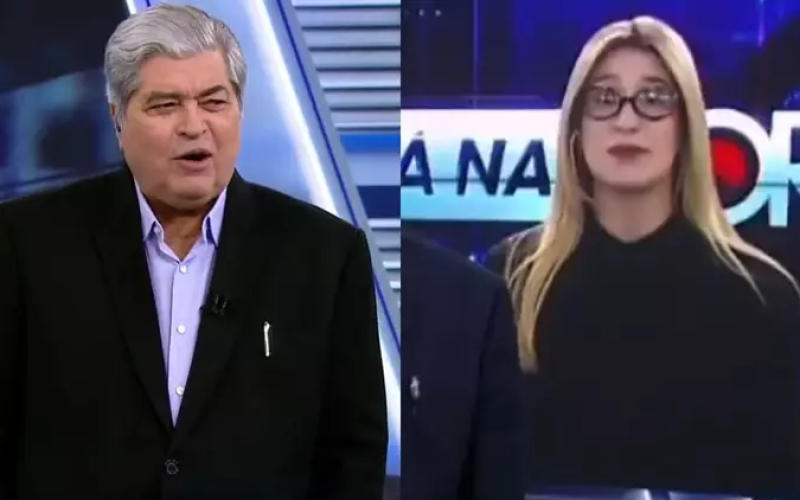 Repórter se pronuncia após climão ao vivo com Datena no SBT